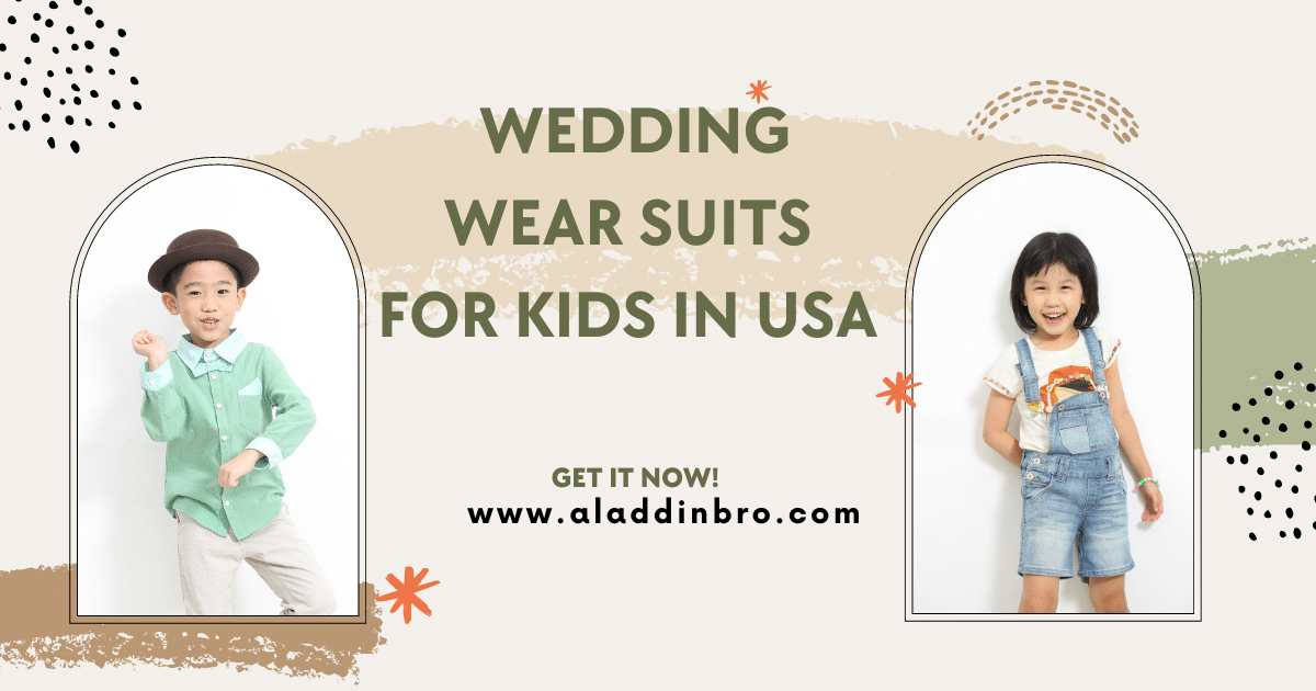 Wedding Wear Suits for Kids in USA