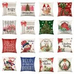 Christmas decorations pillow cover